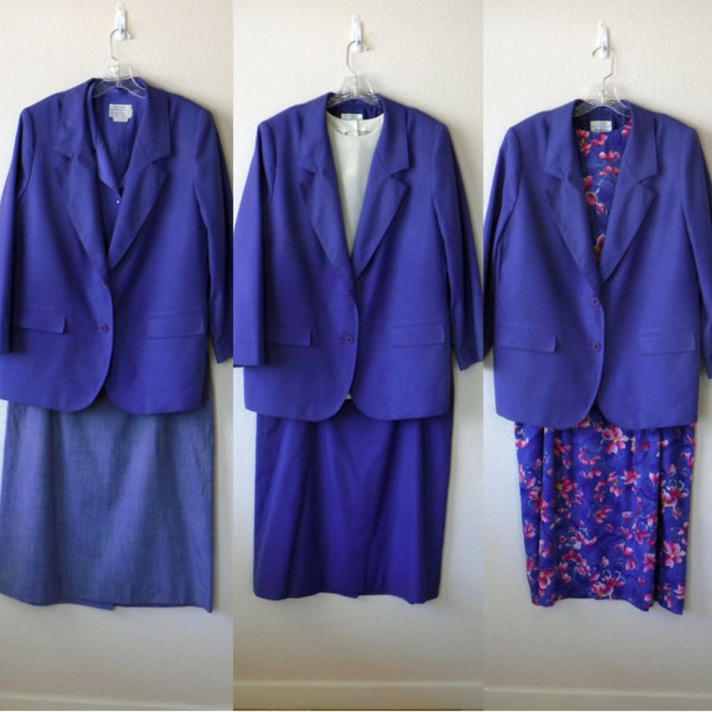 Pendleton Purple Vintage 7 Piece Suit Coordinates
